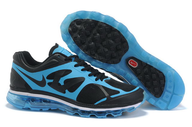 Nike Air Max 2012 With Black Blue Mens Shoes